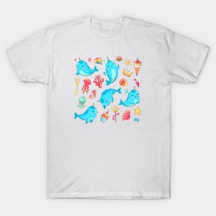 Narwhal, the sea unicorn! T-Shirt